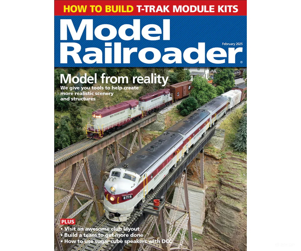 Model Railroader Magazine February 2025 Magazines