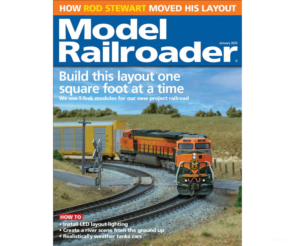 Model Railroader Magazine January 2025 Magazines