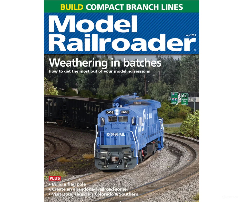 Model Railroader Magazine July 2025 Magazines