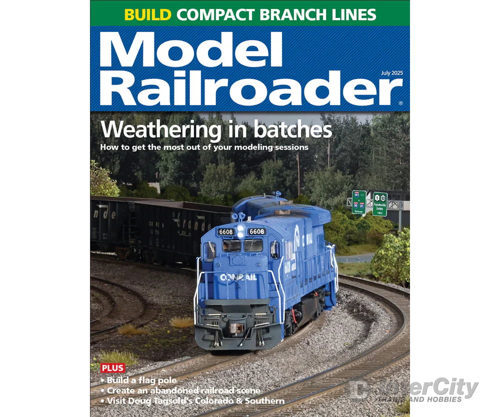 Model Railroader Magazine July 2025 Magazines