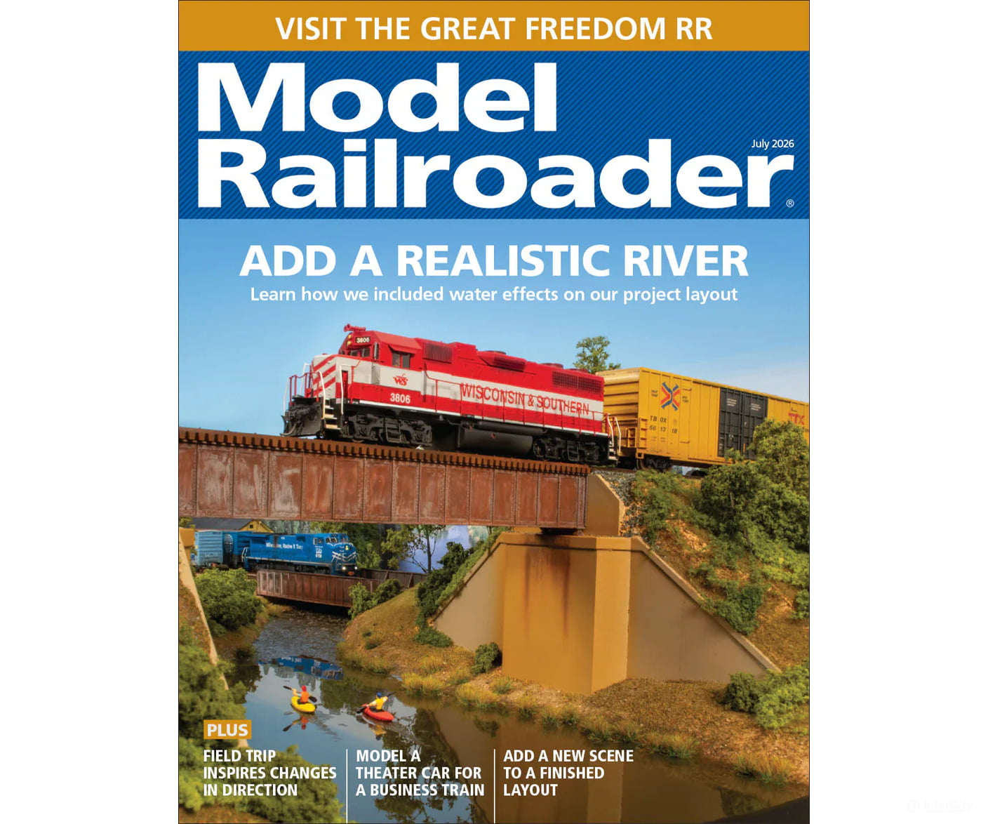 Model Railroader Magazine July 2026 - Magazines