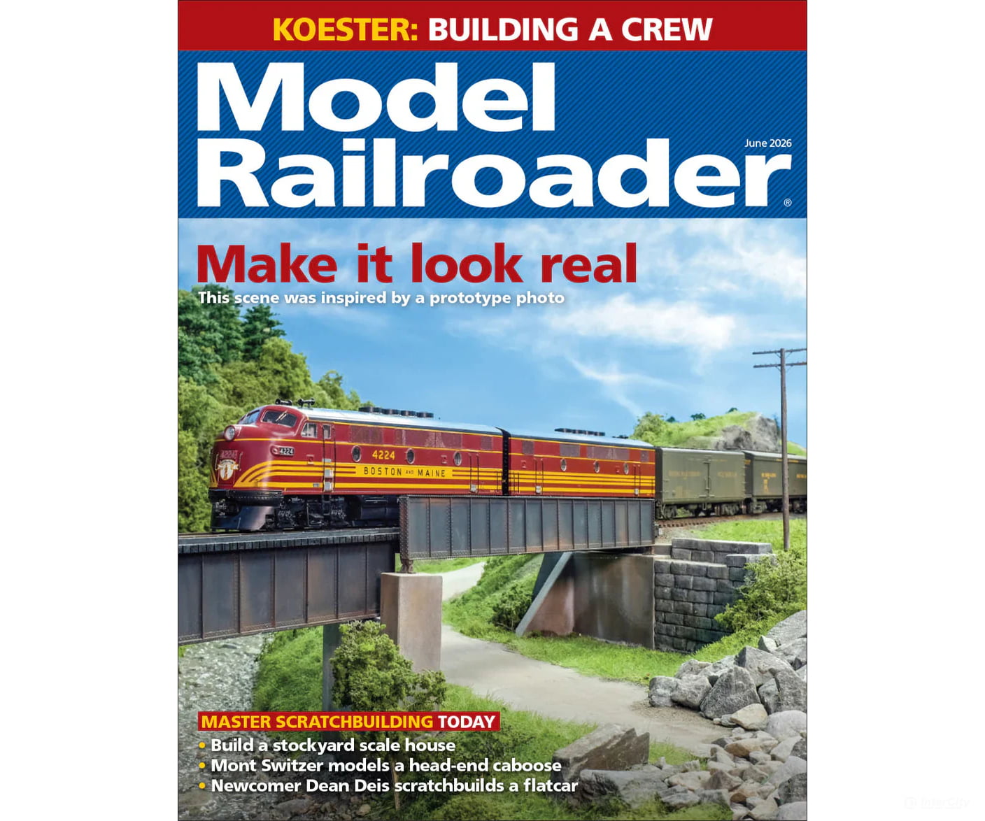 Model Railroader Magazine June 2026 - Magazines
