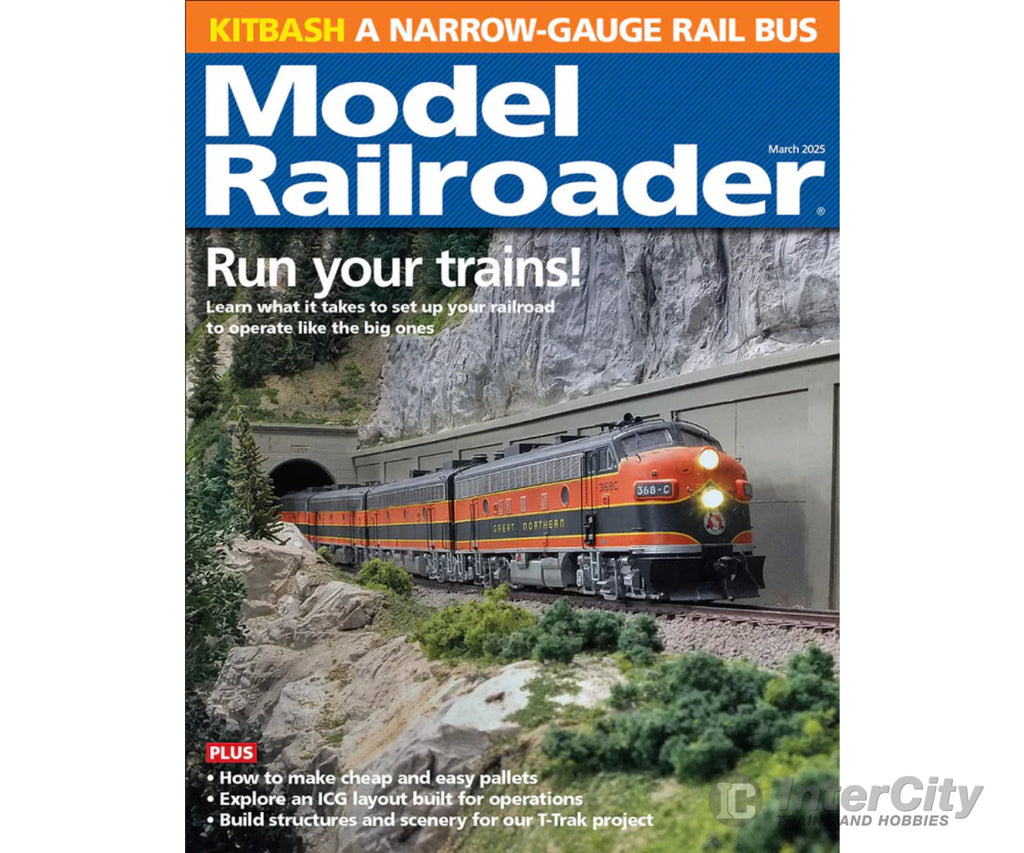 Model Railroader Magazine March 2025 Magazines