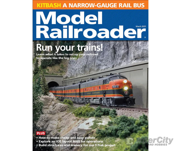 Model Railroader Magazine March 2025 Magazines