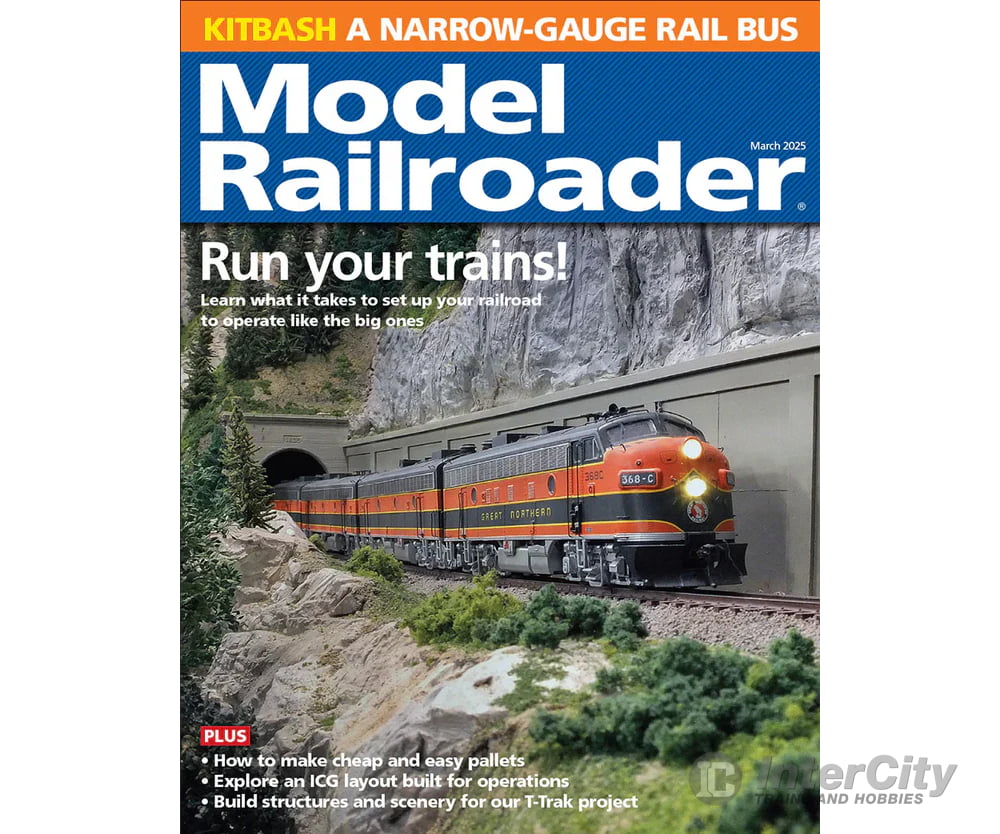 Model Railroader Magazine March 2025 Magazines