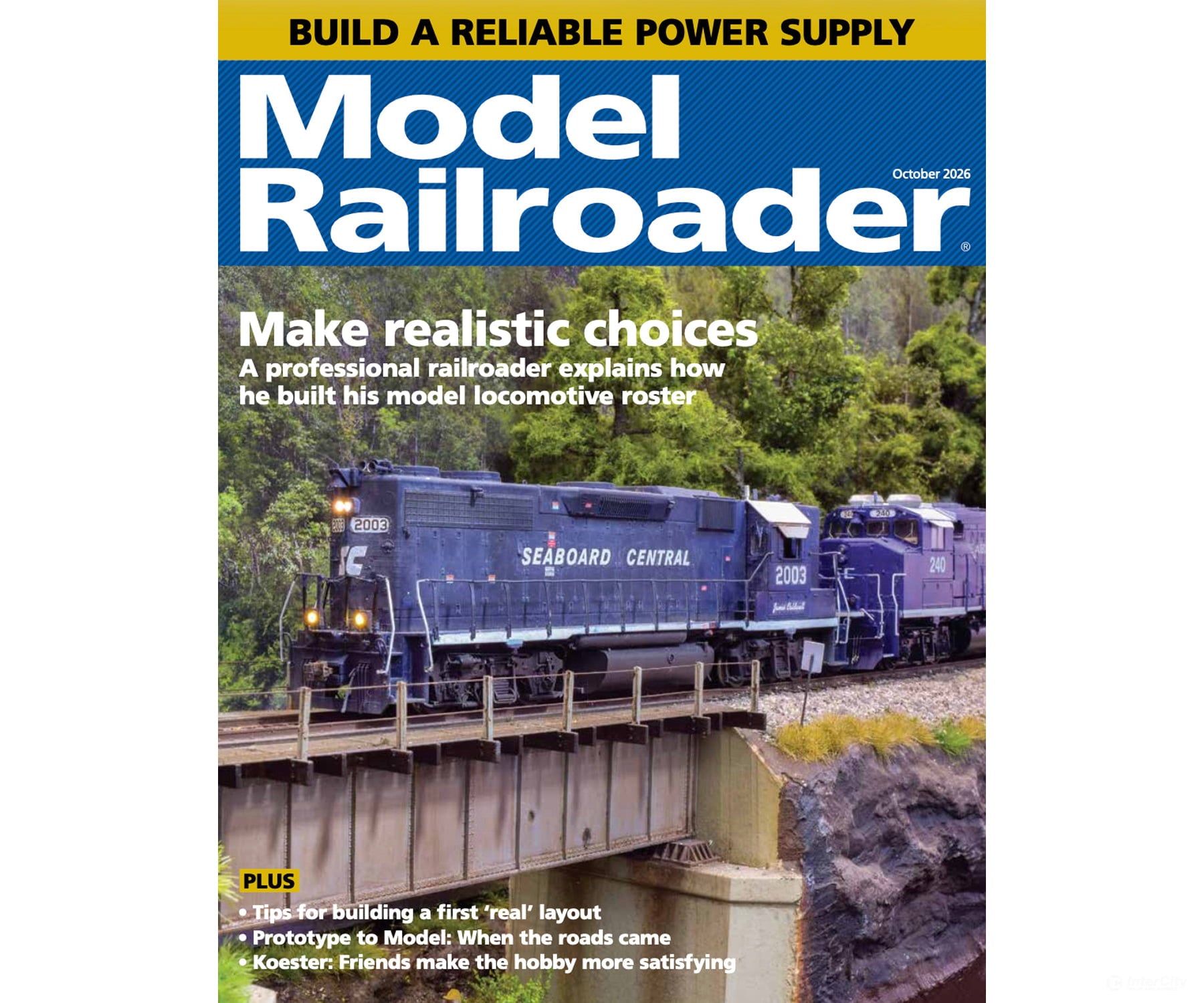 Model Railroader Magazine October 2026 - Magazines