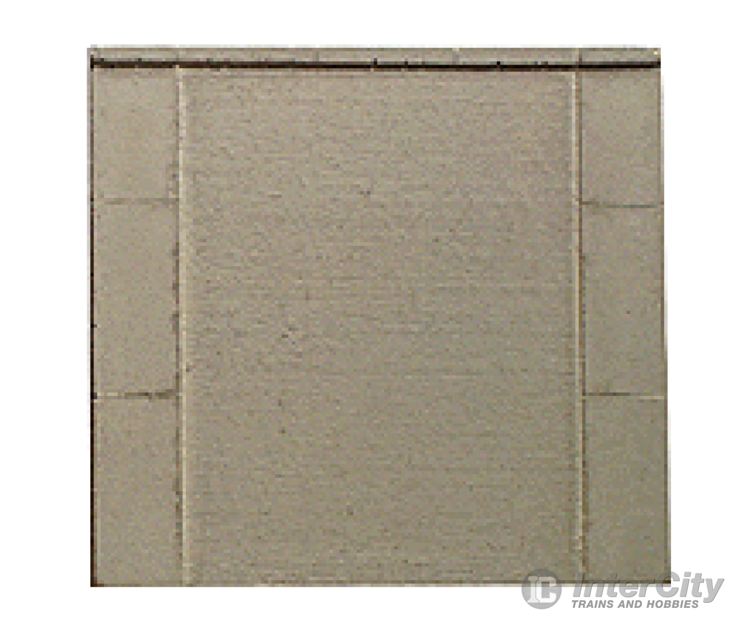 Model Railstuff N 2100 Concrete Wing Wall (One-Piece Painted Plaster Castings) -- Straight Tunnels &