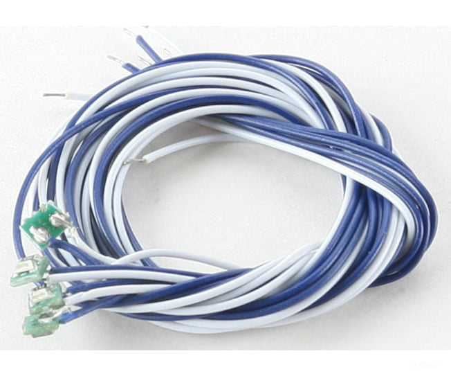 Model Rectifier Corp Ho 25323 Mini Led W/10 25.4Cm Wire Leads 4-Pack - Light Genie(Tm) -- Green