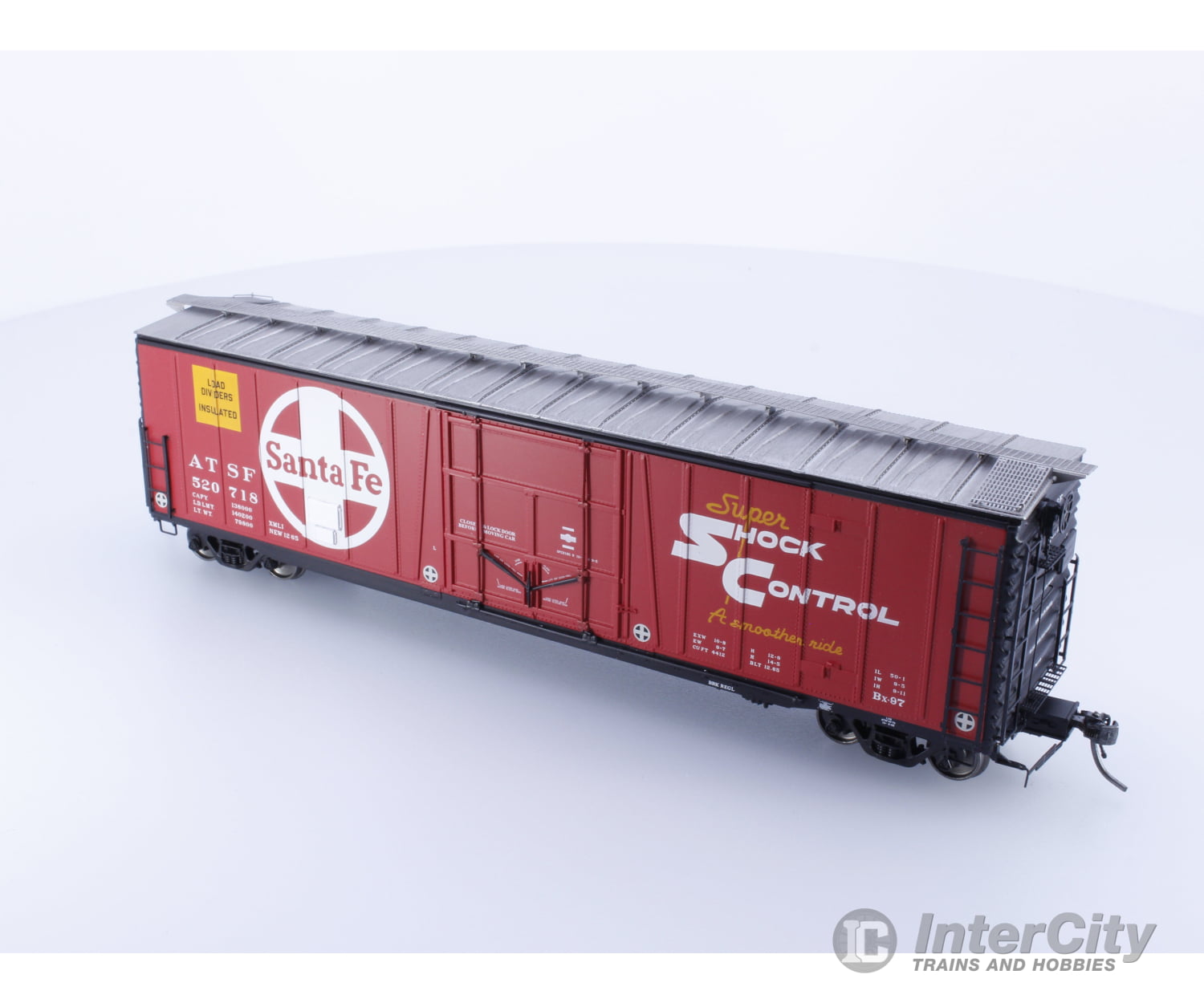 Moloco 22001-05 Ho Topeka Shops 50’ Bx-97 Box Car Santa Fe (Sf) 520718 Freight Cars