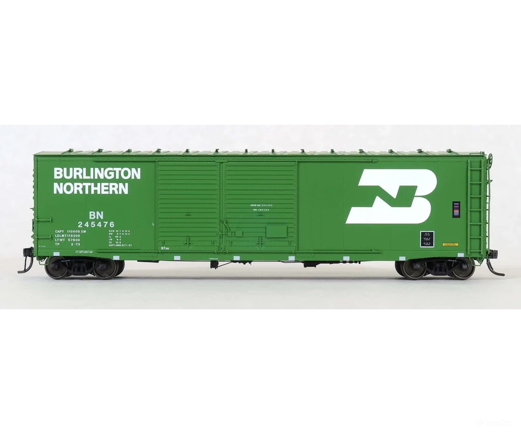 Moloco 70511-01 HO St. Cloud built 50’ XM 15-0 Double-slider offset BN CRP 1973 TP BN 245454 (TP-2-73) - Freight Cars