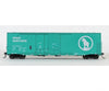 Moloco 70534-01 HO St. Cloud built 50’ XM Combo 14-0 Dr. Delivery 1961 Glacier Grn Red Slant w/Rocky GN 36335 - Freight