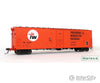 Moloco Ho 33016 Pw Repaint Ax 10-77 Fge 50’ Rbl Plt B 7 + 7R 10-1 Ctr Door - 1408 Freight Cars