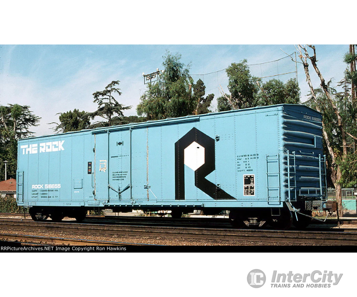 Moloco Ho 33020 Rock Repaint Ax 3-77 Fge 50’ Rbl Plt B 7 + 7R 10-1 Ctr Door - 516655 Freight Cars