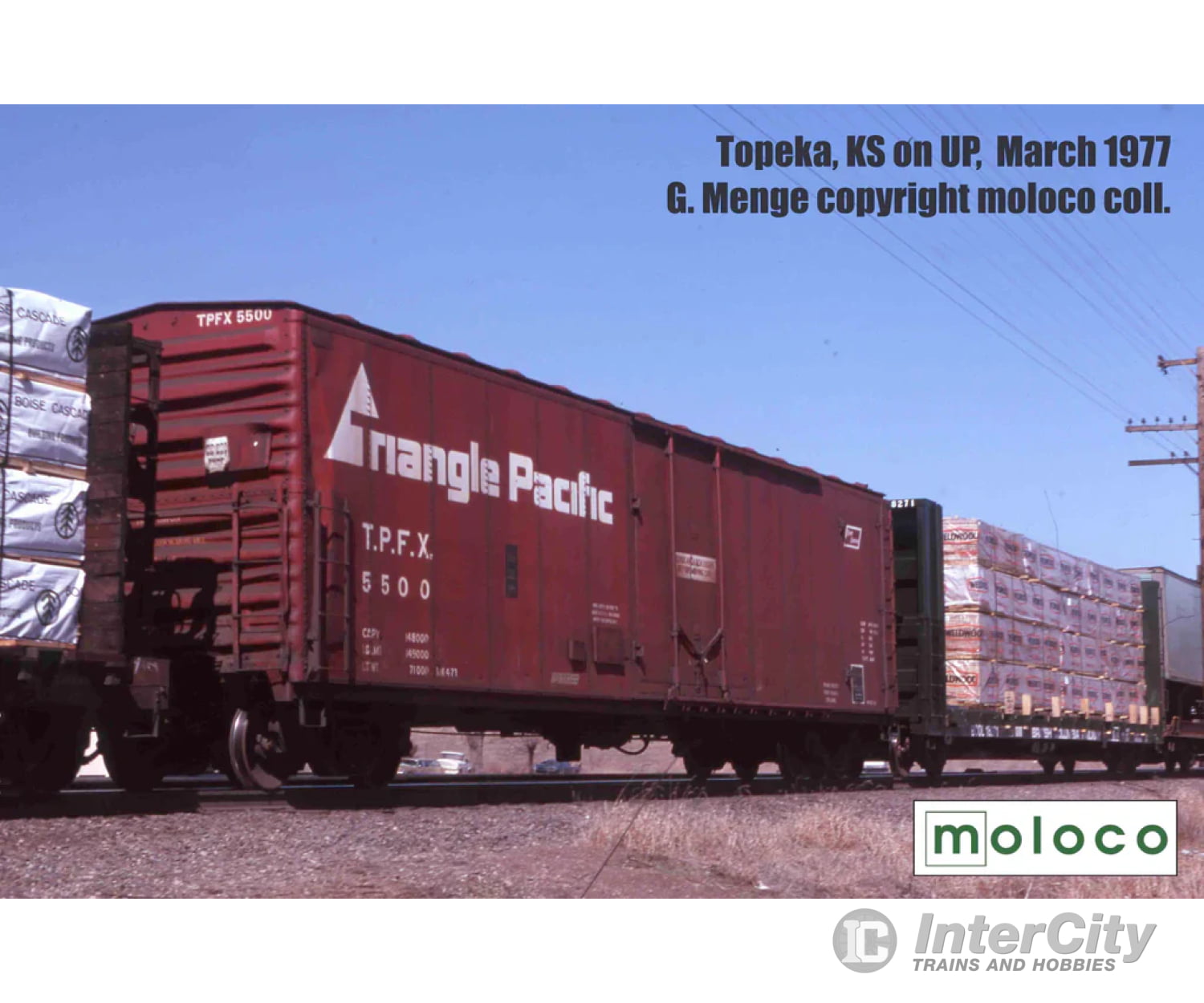 Moloco Ho 51005 Tpfx (Triangle Pacific) Repaint Rn 4-73 Pcf 50’ Rb Plt B 10-0 Offset Door