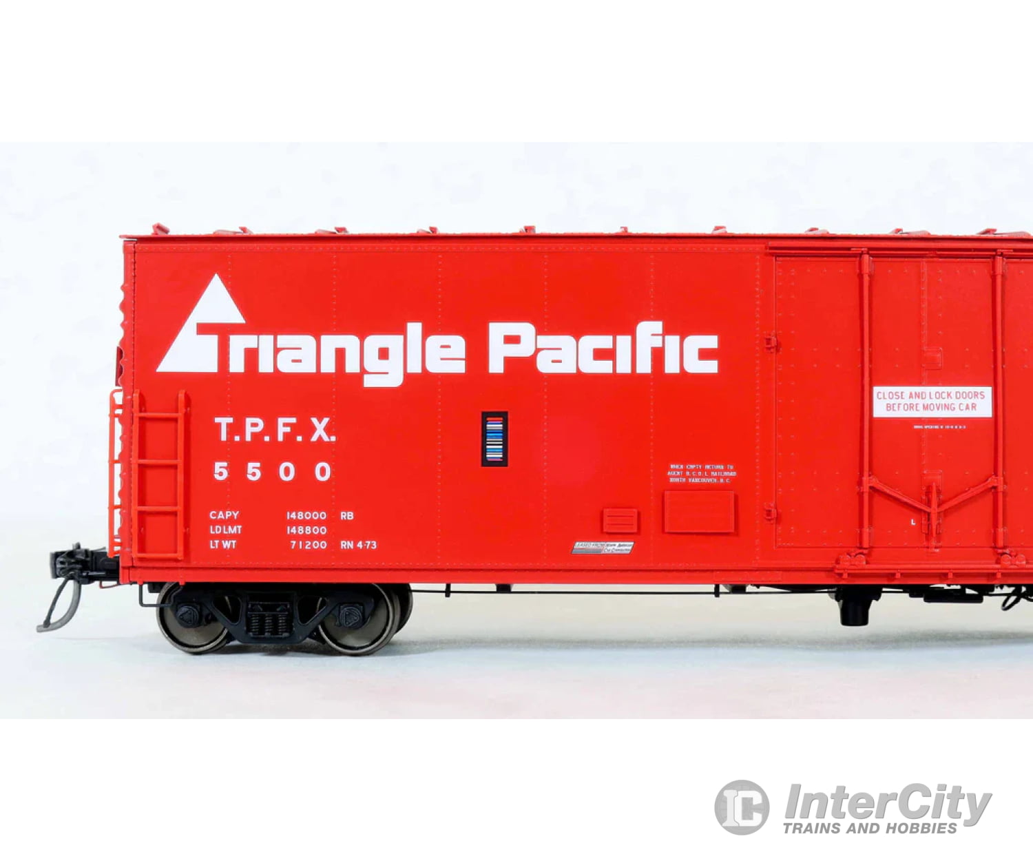 Moloco Ho 51005 Tpfx (Triangle Pacific) Repaint Rn 4-73 Pcf 50’ Rb Plt B 10-0 Offset Door