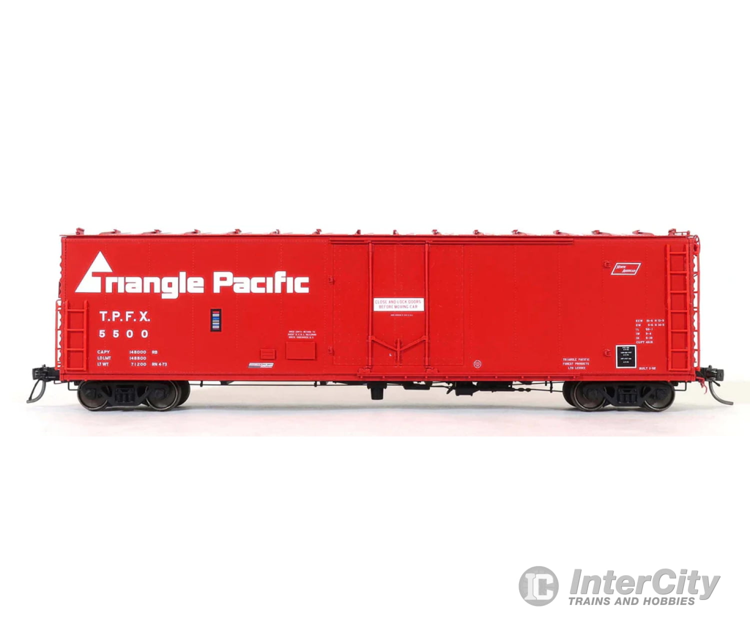 Moloco Ho 51005 Tpfx (Triangle Pacific) Repaint Rn 4-73 Pcf 50’ Rb Plt B 10-0 Offset Door