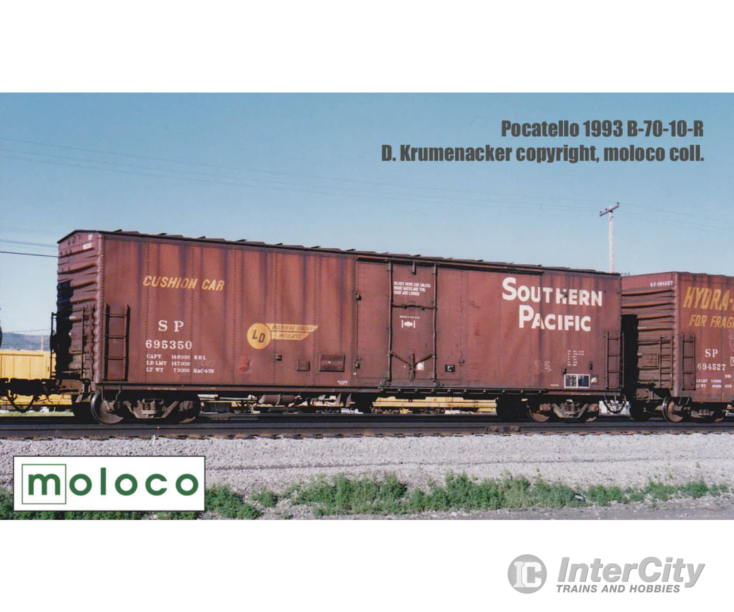 Moloco Ho 51025 Sp Repaint Sac-4-79 Pcf 50’ Rbl Plt B 10-0 Offset Door Ld Bulkheads Swf B-70-10-R