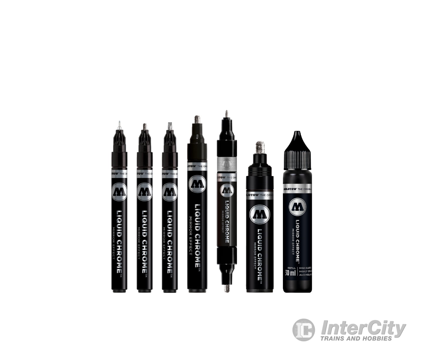 Molotow 703101 Liquid Chrome Paint Marker 1Mm Tip