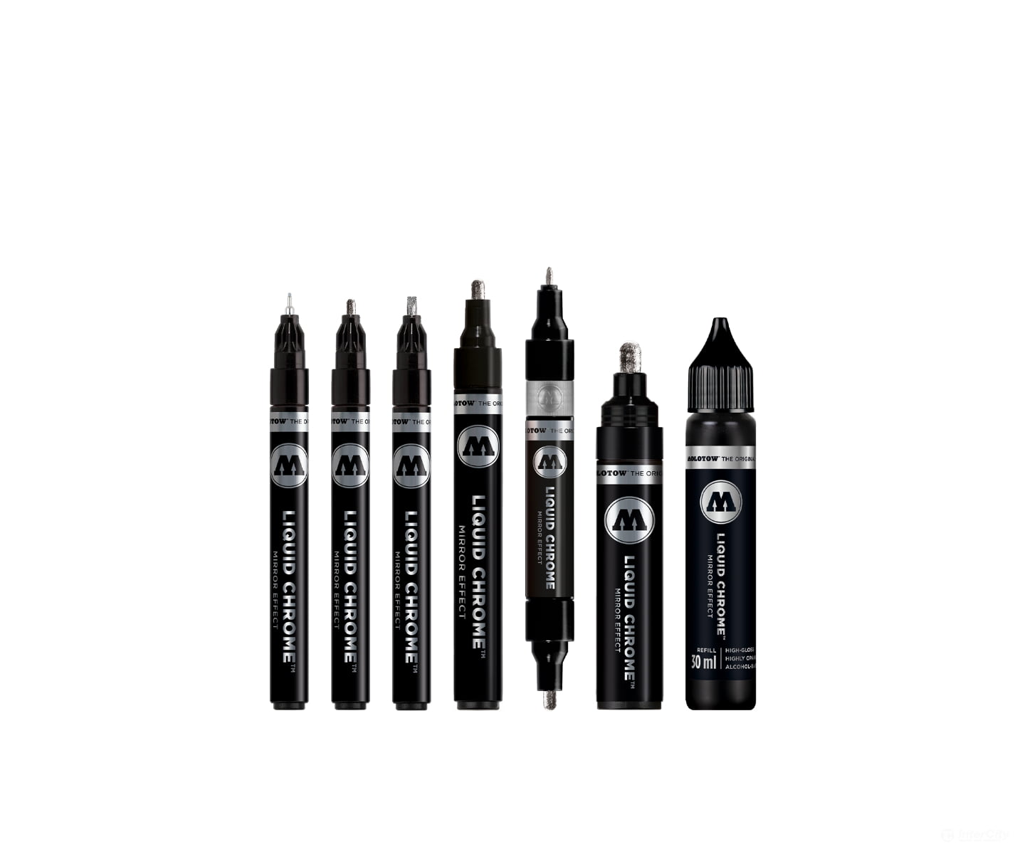 Molotow 703102 Liquid Chrome Paint Marker 2Mm Tip