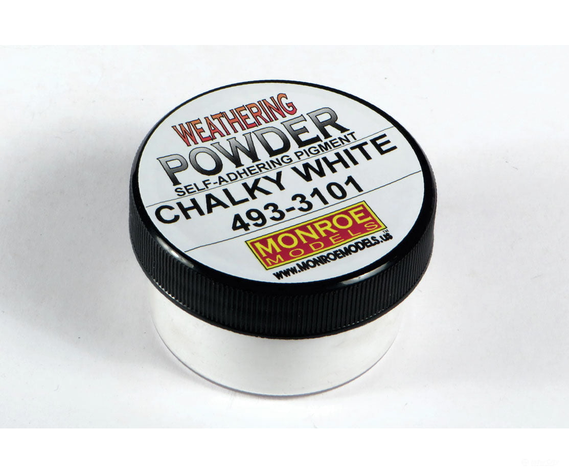 Monroe Models 3101 Weathering Powder - 1Oz 29.6Ml -- Chalky White