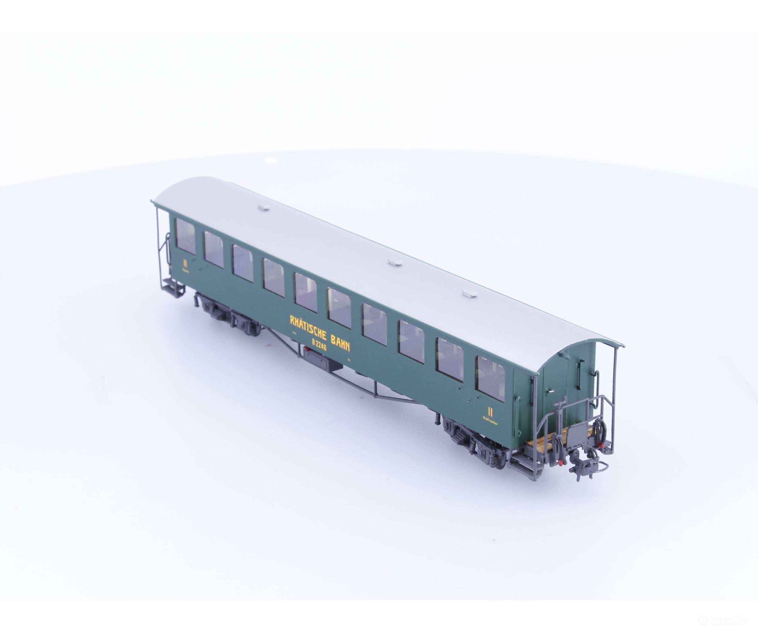 Motreno B2246 HOm RhB 2nd Class Passenger Car B2246 - European Passenger Cars