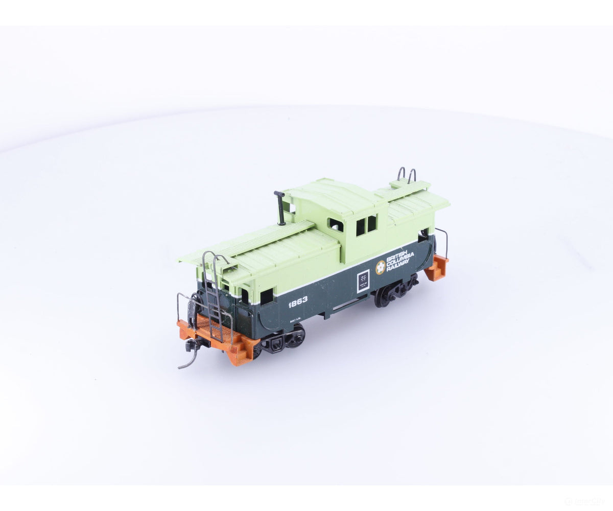 MPS Custom Models 6111 HO Wide Vision Caboose Green BC Rail (BCOL) 1863 - Freight Cars