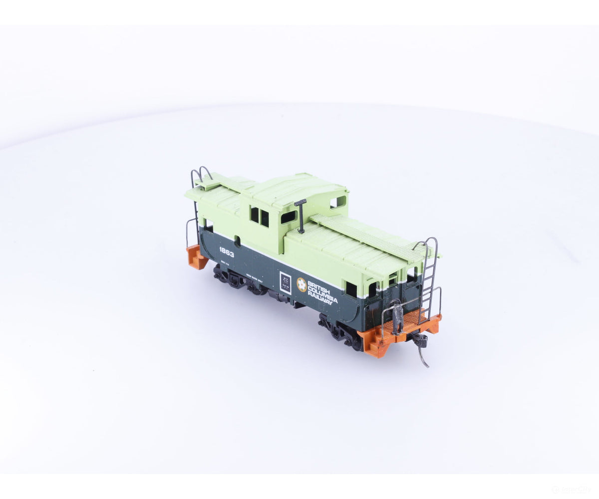 MPS Custom Models 6111 HO Wide Vision Caboose Green BC Rail (BCOL) 1863 - Freight Cars