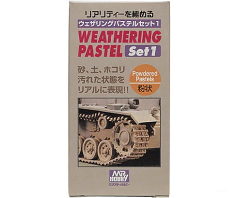 Mr Hobby PP101 Weathering Pastels Set Number One Weathering
