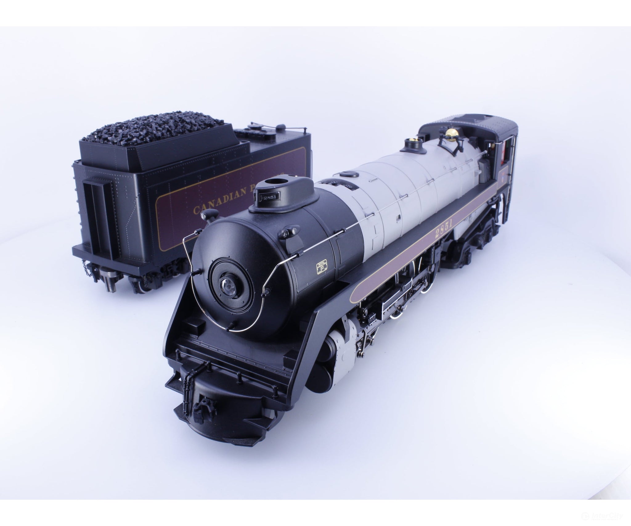 MTH 20-3313-2 O 4-6-4 Royal Hudson Steam Locomotive Proto Sound 2.0 2 Rail Canadian Pacific (CP) 2851 DCS/DC/AC & Sound
