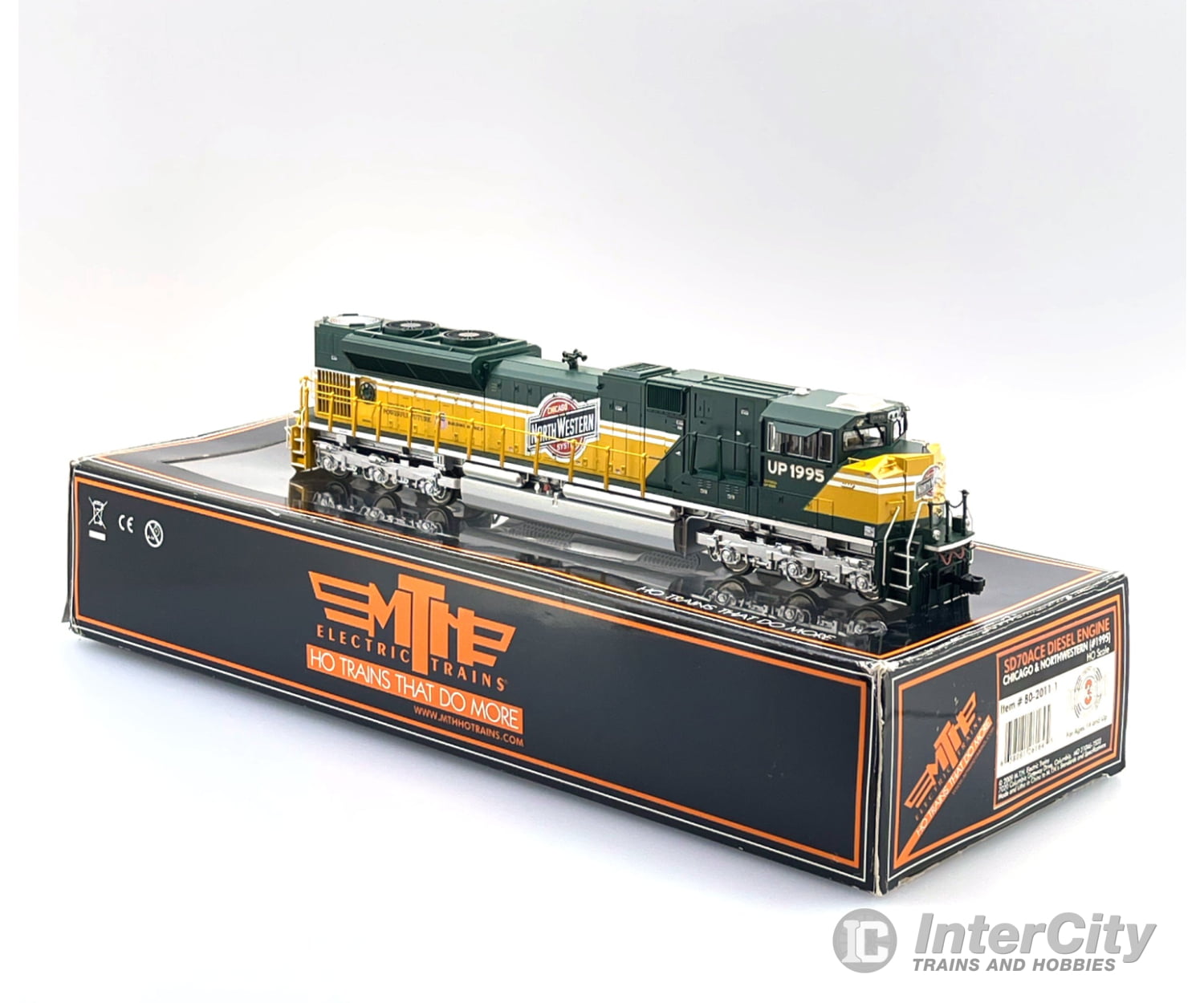 Mth 80-2011-1 Ho Sd70Ace Diesel Locomotive Chicago & Northwestern #1995 W/Proto-Soundr 3.0