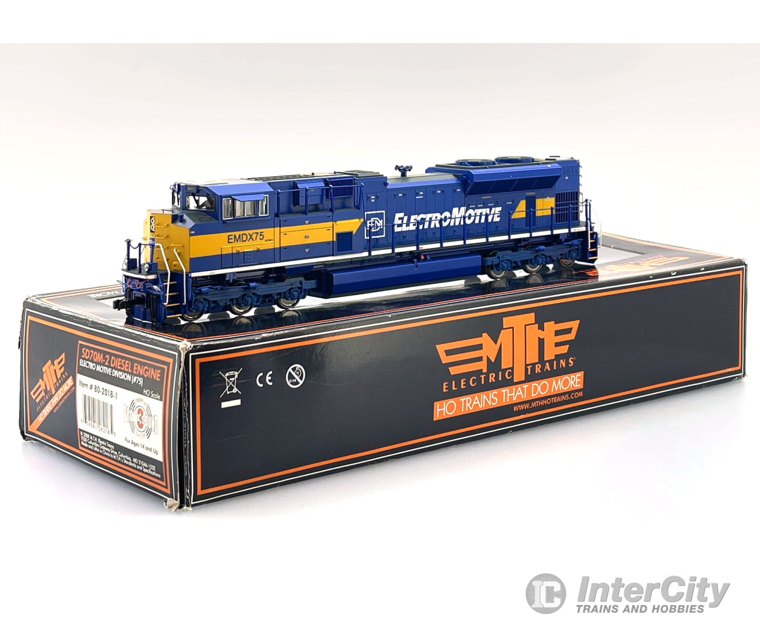 Mth 80-2018-1 Ho Sd70M-2 Diesel Engine Electro Motive Division Demonstrator W/Proto-Soundr 3.0