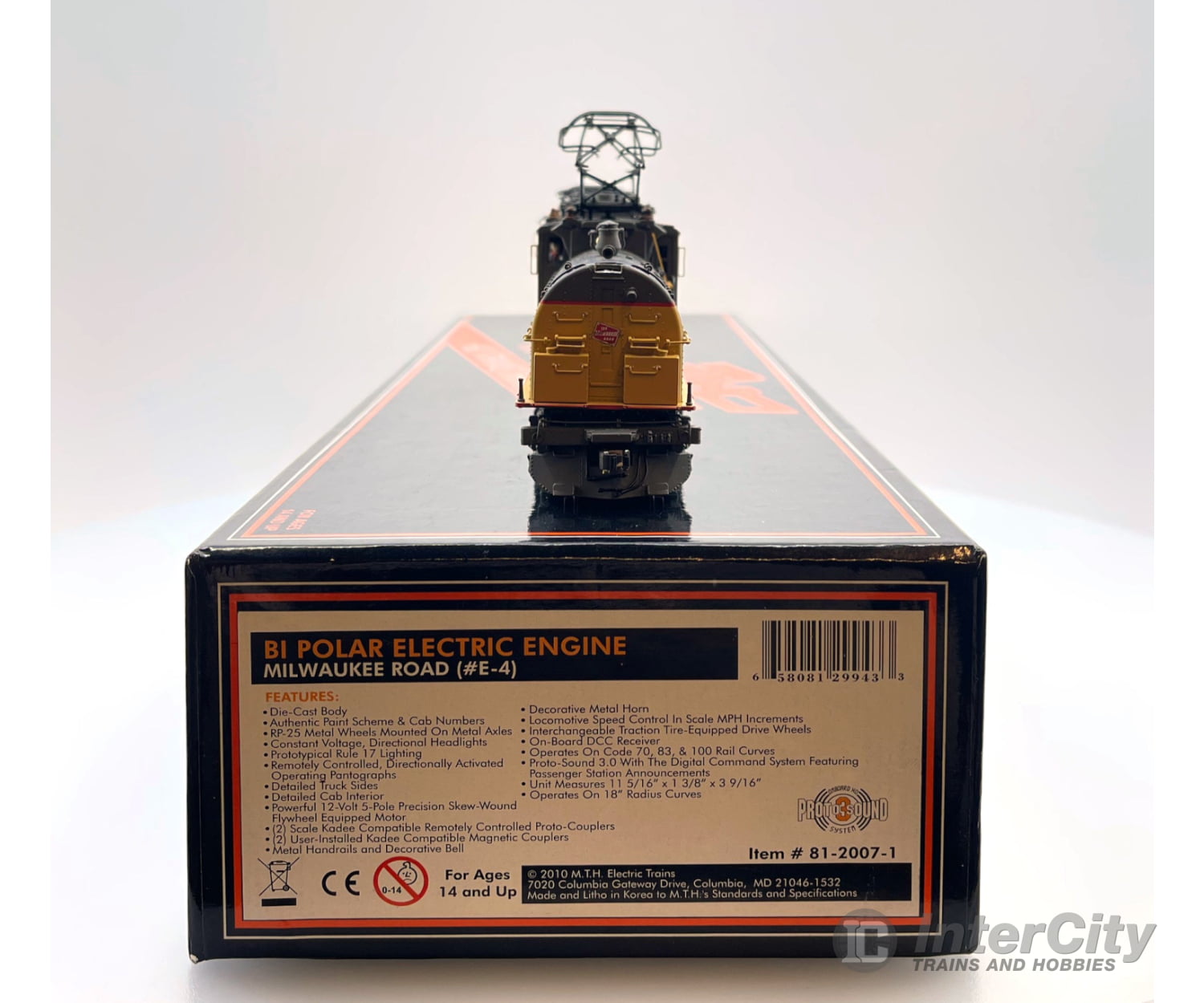 Mth 81-2007-1 Ho Milwaukee Road Bi-Polar Electric With Proto-Sound 3.0 Locomotives