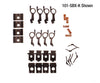 N-Possible N 201-SBX-K Medium Shank ScaleBox Coupler Kit (Scale Sized Box Replacement 2 Pair) Couplers & Trucks