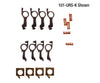 N-Possible N 201-URS-K Medium Shank Universal Retrofit Coupler Kit (Scale Sized Retrofit 2 Pair) Couplers & Trucks