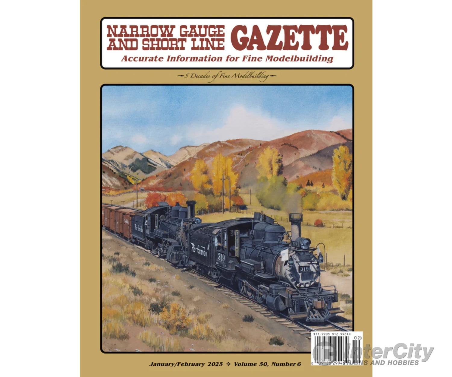 Narrow Gauge And Shortline Gazette January/February 2025 Magazines