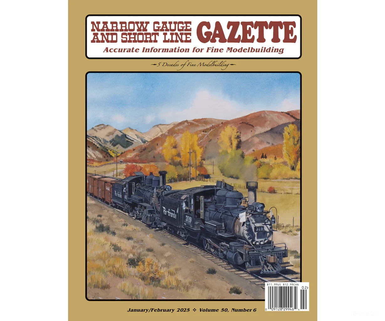 Narrow Gauge And Shortline Gazette January/February 2025 Magazines