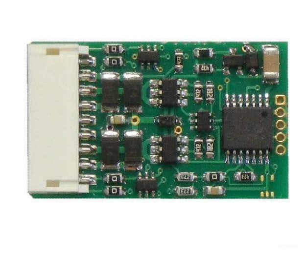 Nce 174 D13J 4-Function Dcc Control Decoder W/9-Pin Plug -- Single: 1.03 X.63.185’ 26 16.5 4.7Mm