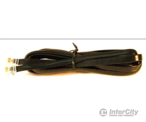 Nce A 213 6-Wire Straight Cab Bus Cable - Rj12-7 7’ Rj12 For Utp/Din Panel Wiring Dcc Accessories