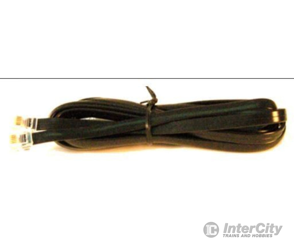 Nce A 213 6-Wire Straight Cab Bus Cable - Rj12-7 7’ Rj12 For Utp/Din Panel Wiring Dcc Accessories