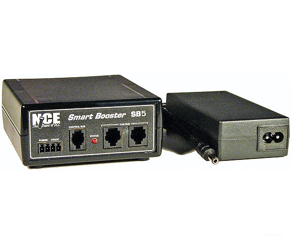 NCE A 27 SB5 Smart Booster 5-Amp System - Includes Power Supply - Command Stations & Expansion
