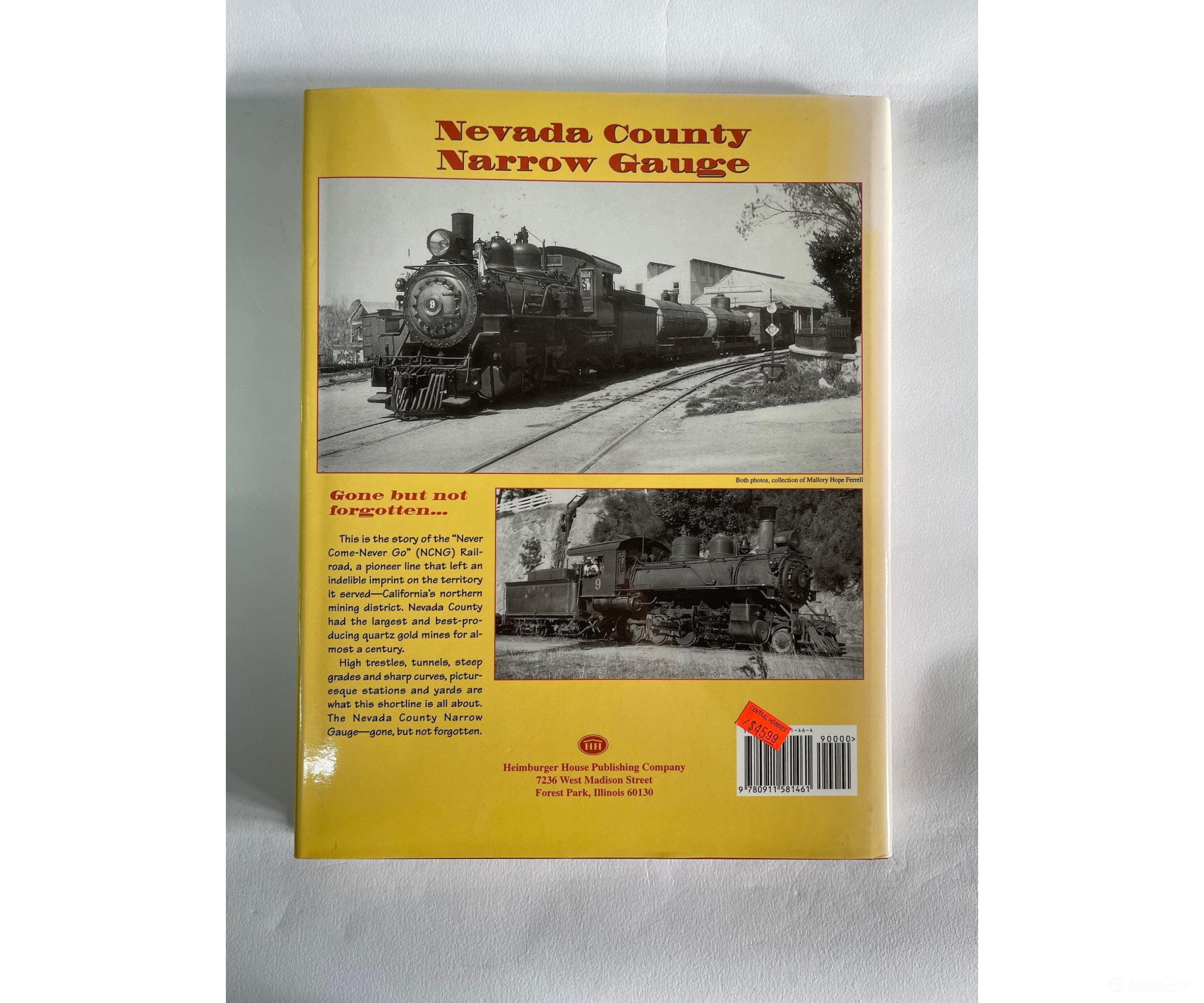 Nevada County Narrow Gauge By Gerald M. Best Books