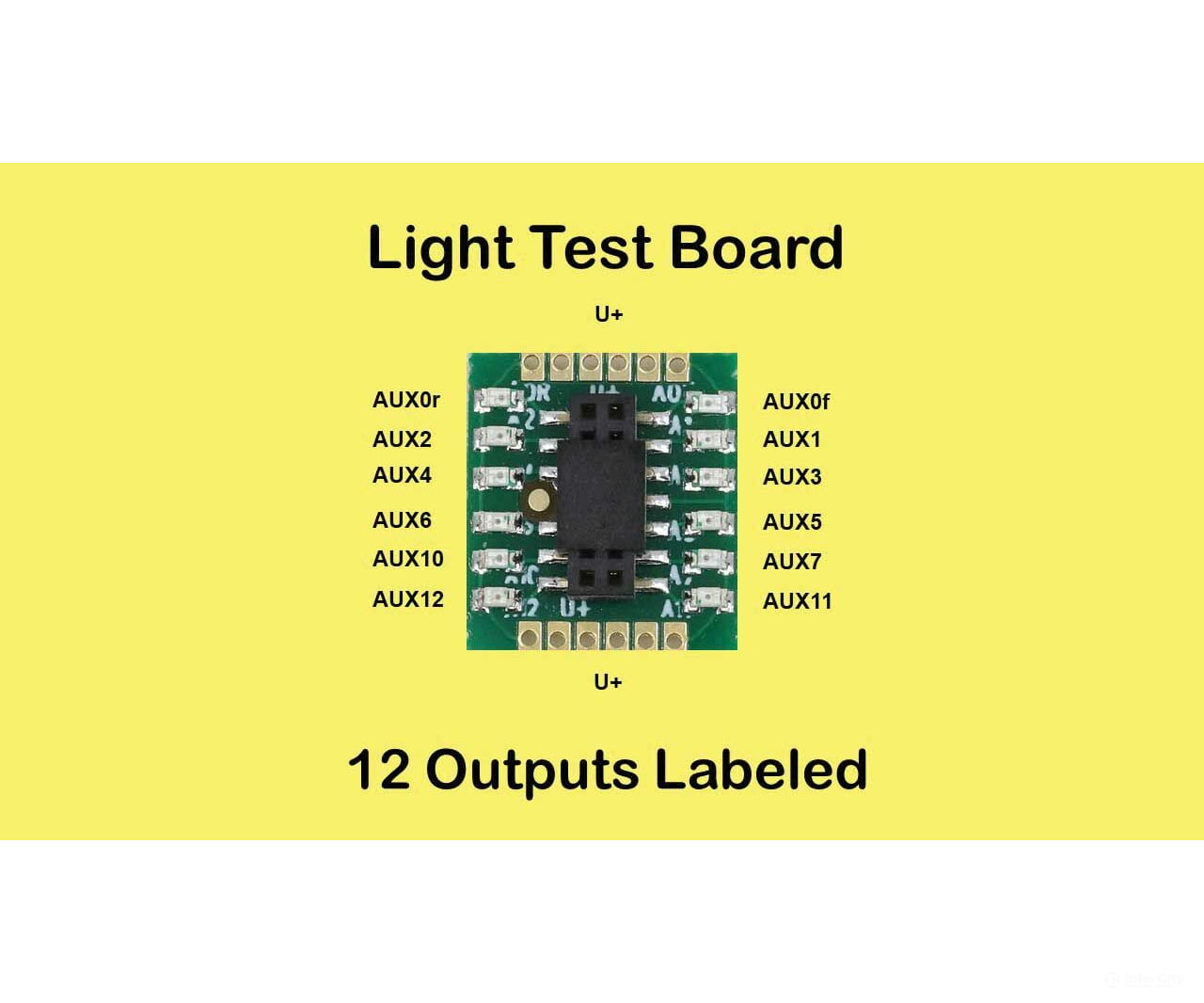 Nix Trains Ntz7 Add - On Light Test Board - - For Decoder Buddy V1 And V5 Motherboard #494 - Ntz4 &