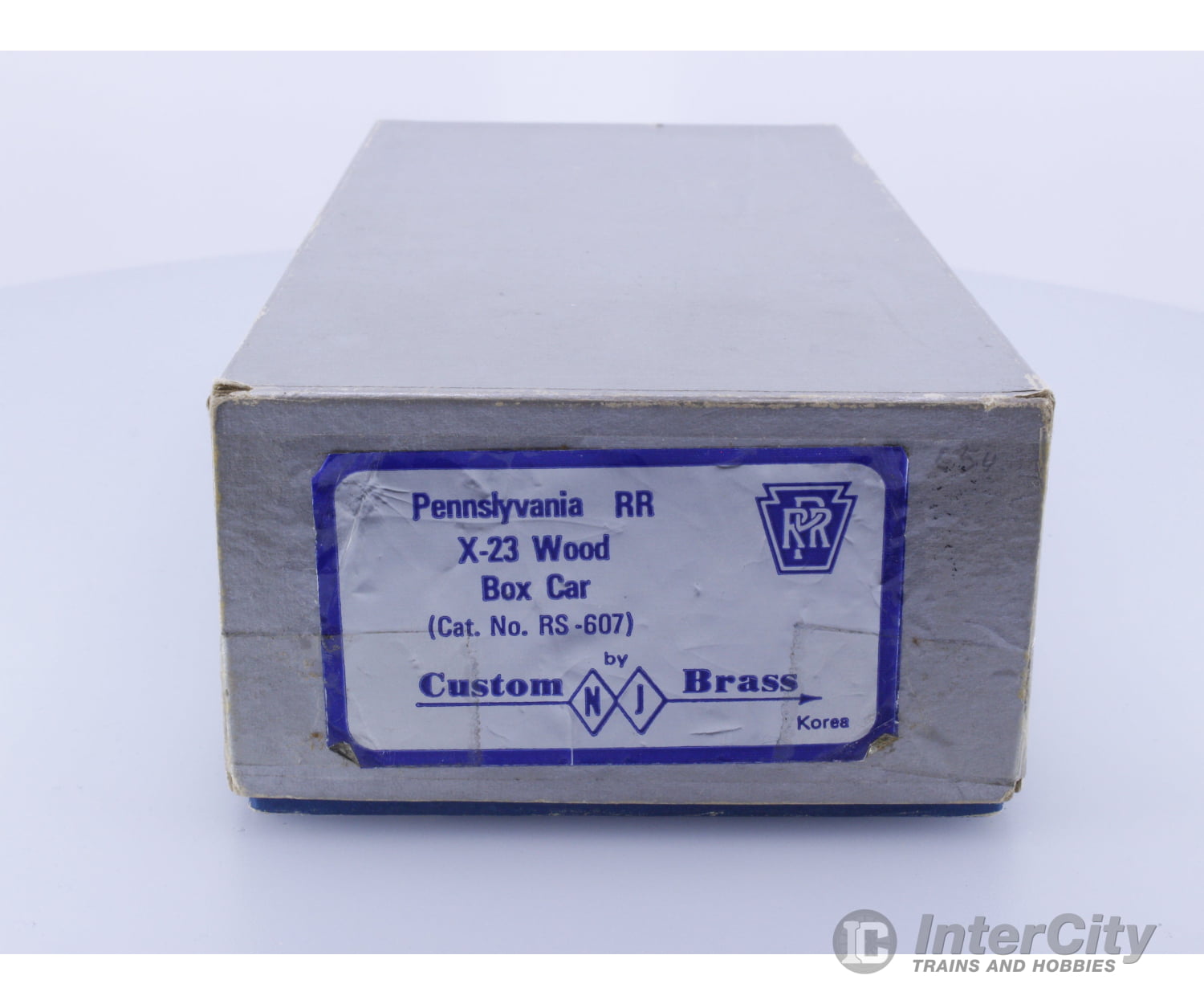 NJ Custom Brass RS-607 HO X-23 Wood Box Car Pennsylvania (PRR) Freight Cars