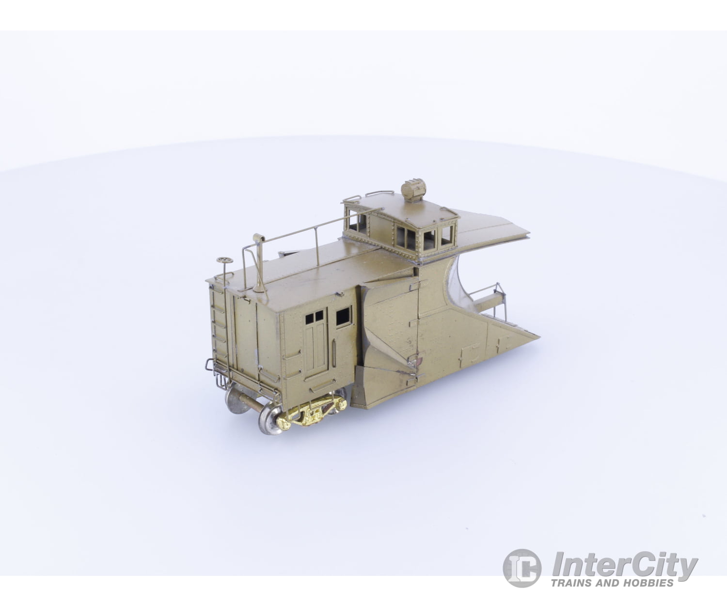 NJ Custom Brass RS-637 HO Brass All Steel Snowplow Freight Cars