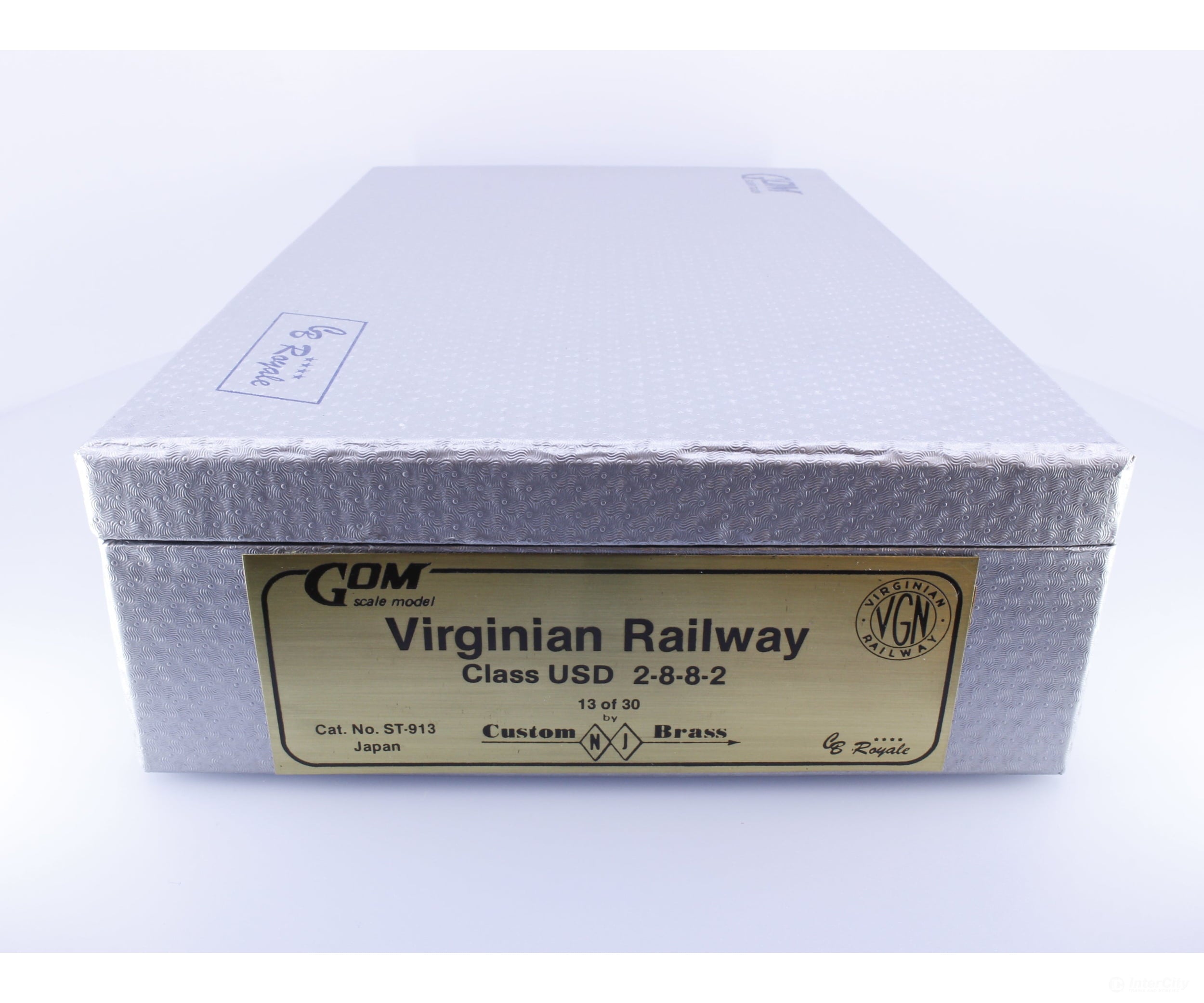 NJ Custom Brass ST-913 HO Brass GOM Model Class USD 2-8-8-2 Steam Locomotive 13 of 30 Virginia Railway (VREX) 248