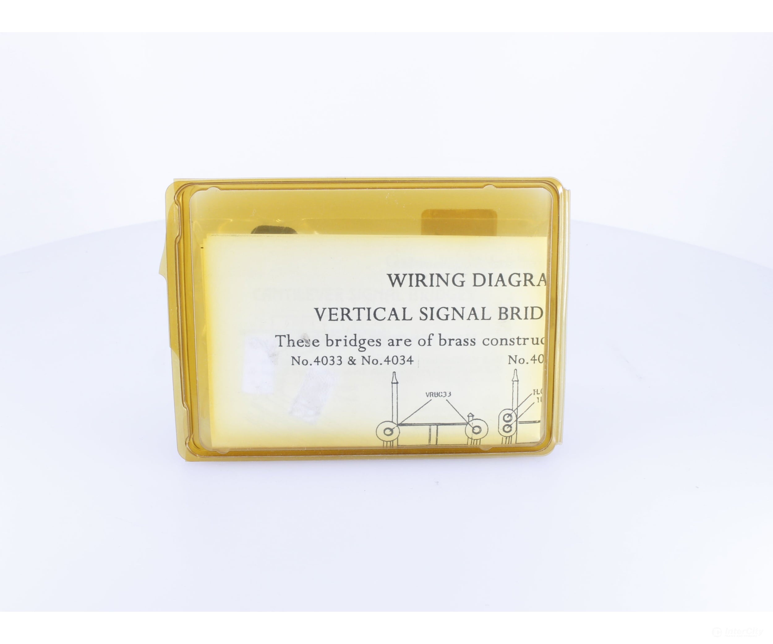 NJ International HO 4036 Brdg sgnl targ/board blk - Signals & Catenary