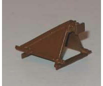 Nj International N 6522 Hayes Bumping Post (Track Bumper) (Brass) -- Wr Type (With Reinforcement