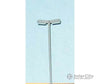 Nj International N 7298 Modern Led Double Streetlight -- All Brass 28 Scale Feet Tall 12-24V (Ac Or