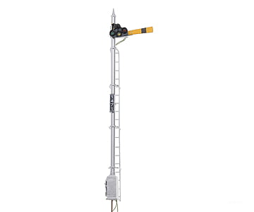 Nj International S 4303 Upper Quadrant 3-Position Semaphore W/Opening Relay Base Door (Brass)