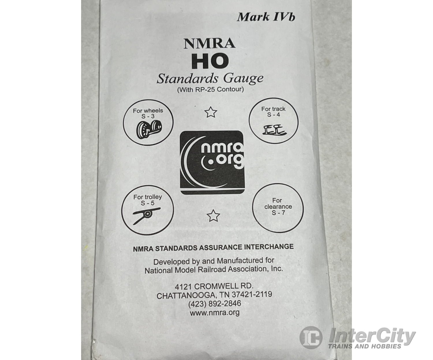 Nmra Ho Standards Gauge - Mark Ivb Includes Metal And Instructions Tools